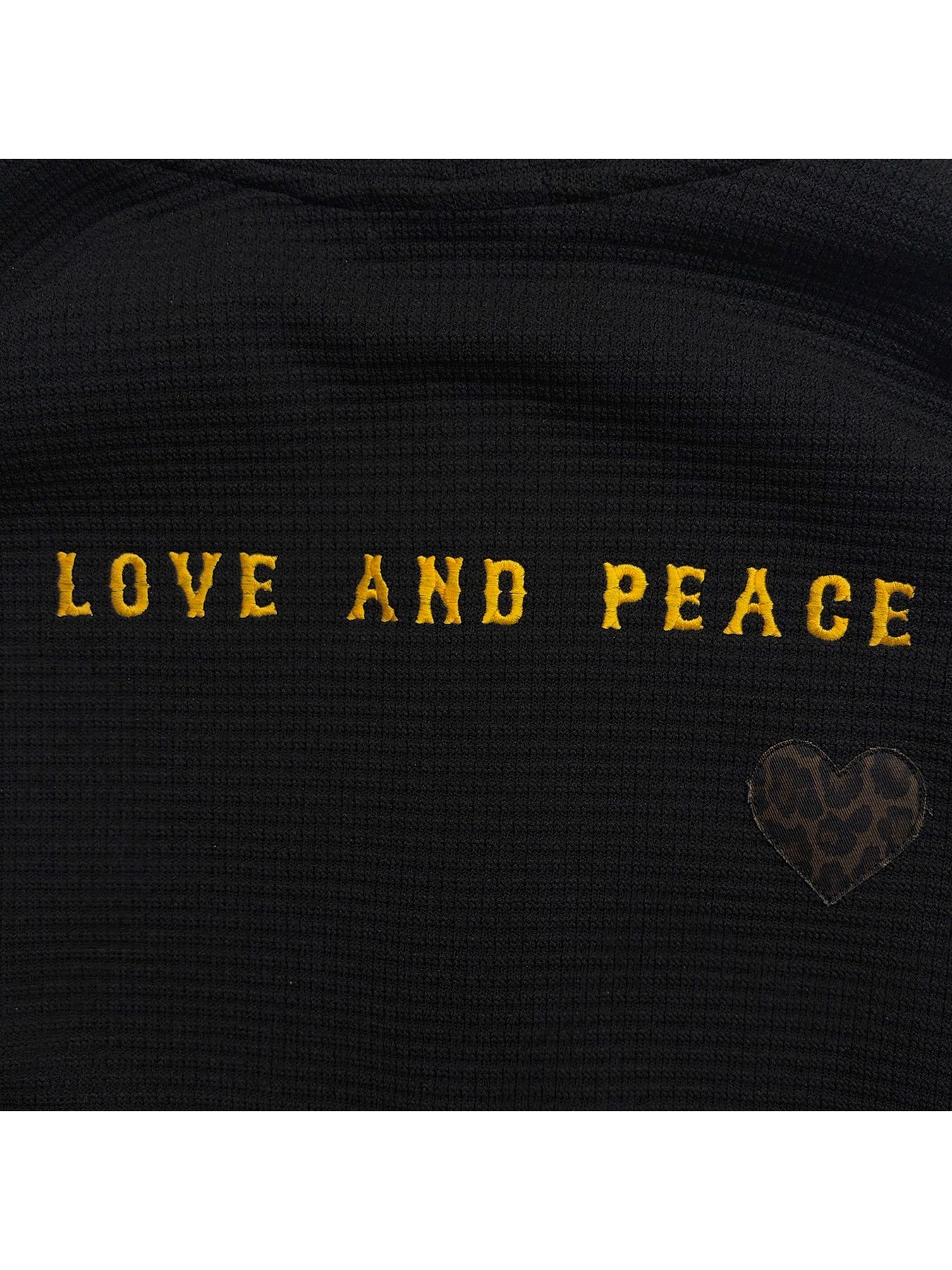 【予約品 3月9日(月) 18:00 締切】PATCH WAFFLE HOODIE / レザーパッチ ビッグワッフル ジップフーディ  / ブラック