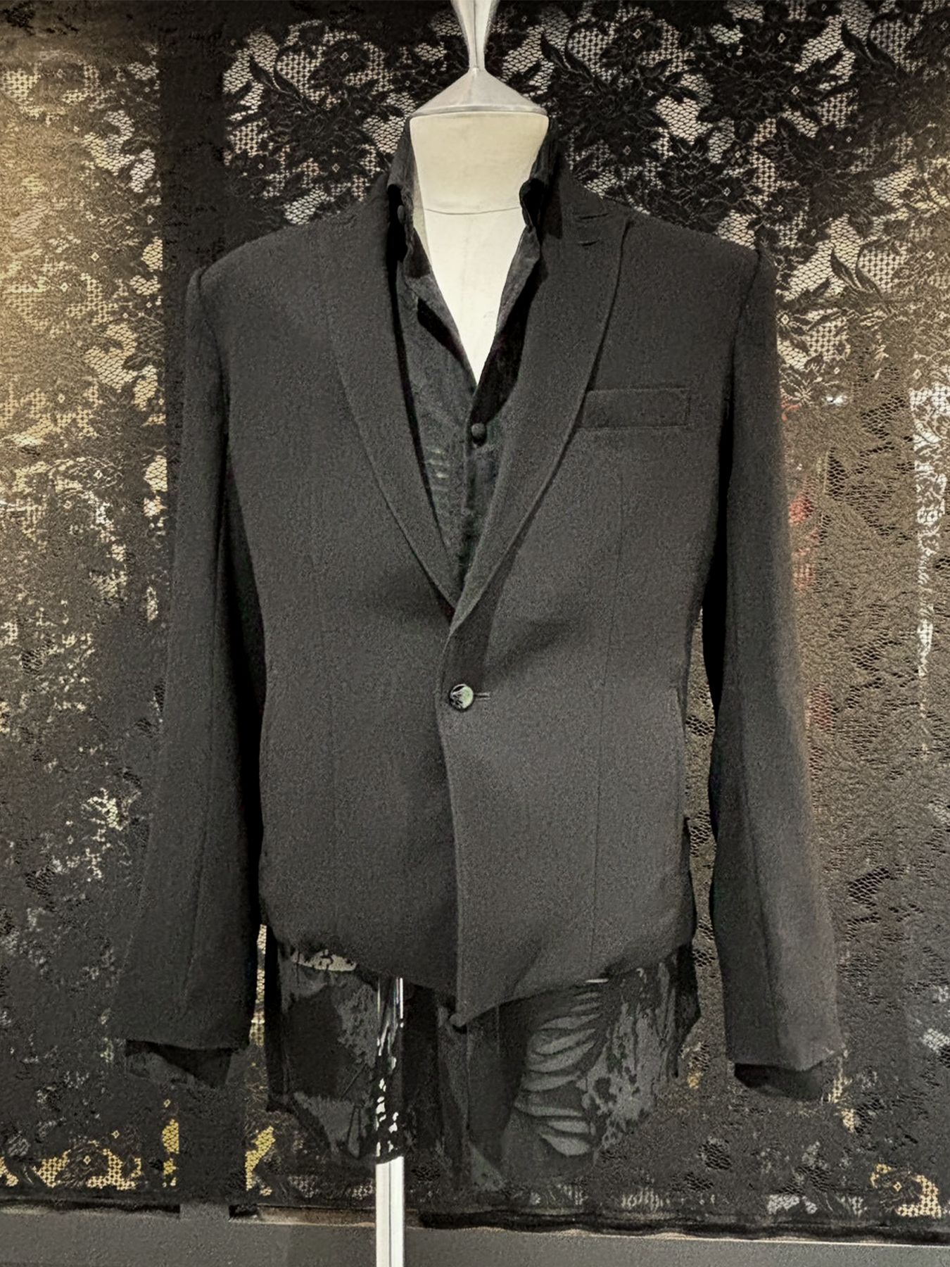 【予約品 1月4日(日) 締切】Short Peacked Jacket / ショートピークドジャケット / ブラック