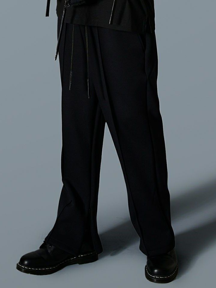 SENTER STITCH FLARE PANTS / フレアパンツ / ブラック