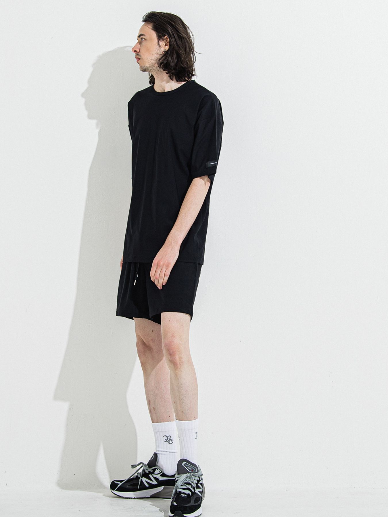 【予約品 】TV NYLON SHORTS / ティーヴィーナイロンショーツ / ブラック
