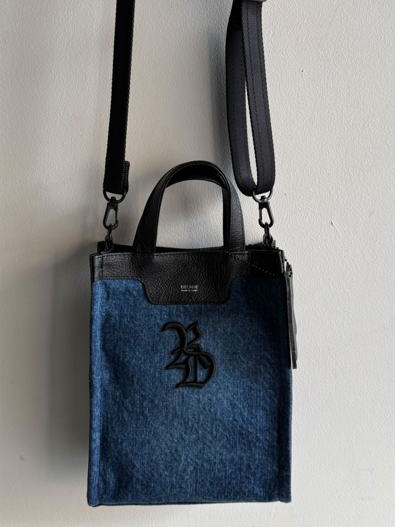 【予約品 2月15日(日) 18:00 締切】DECADEコラボ DENIM MINI TOTE BAG / デニムミニトートバッグ / デニム