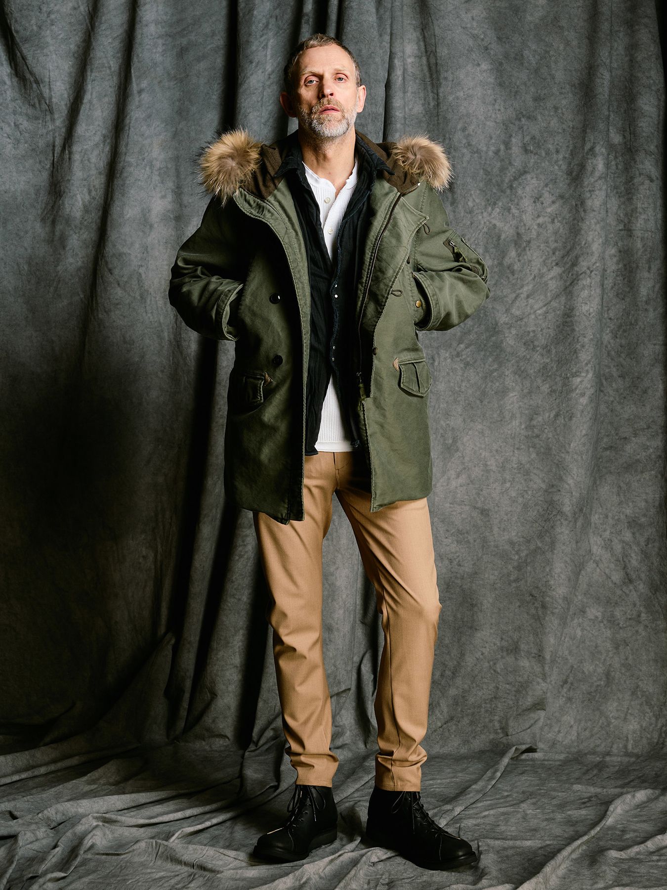 【予約品 4月19日(日) 18時締切】heavy moleskin N-3B/ ヘビーモールスキン N3B / オリーブカーキ