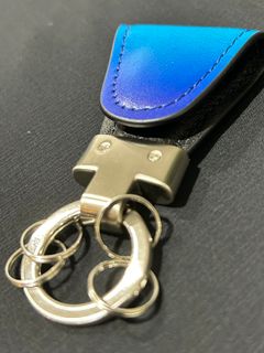 マグネットキークリップ × Vintage Revival Productions革イタリアンショルダーVxY290 SkyBlue 【 yuhaku】