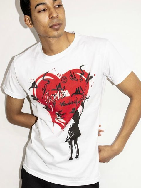 CHILDRENS LOVE T-Shirt ホワイトプリントTシャツ(TR220M)【Tract】