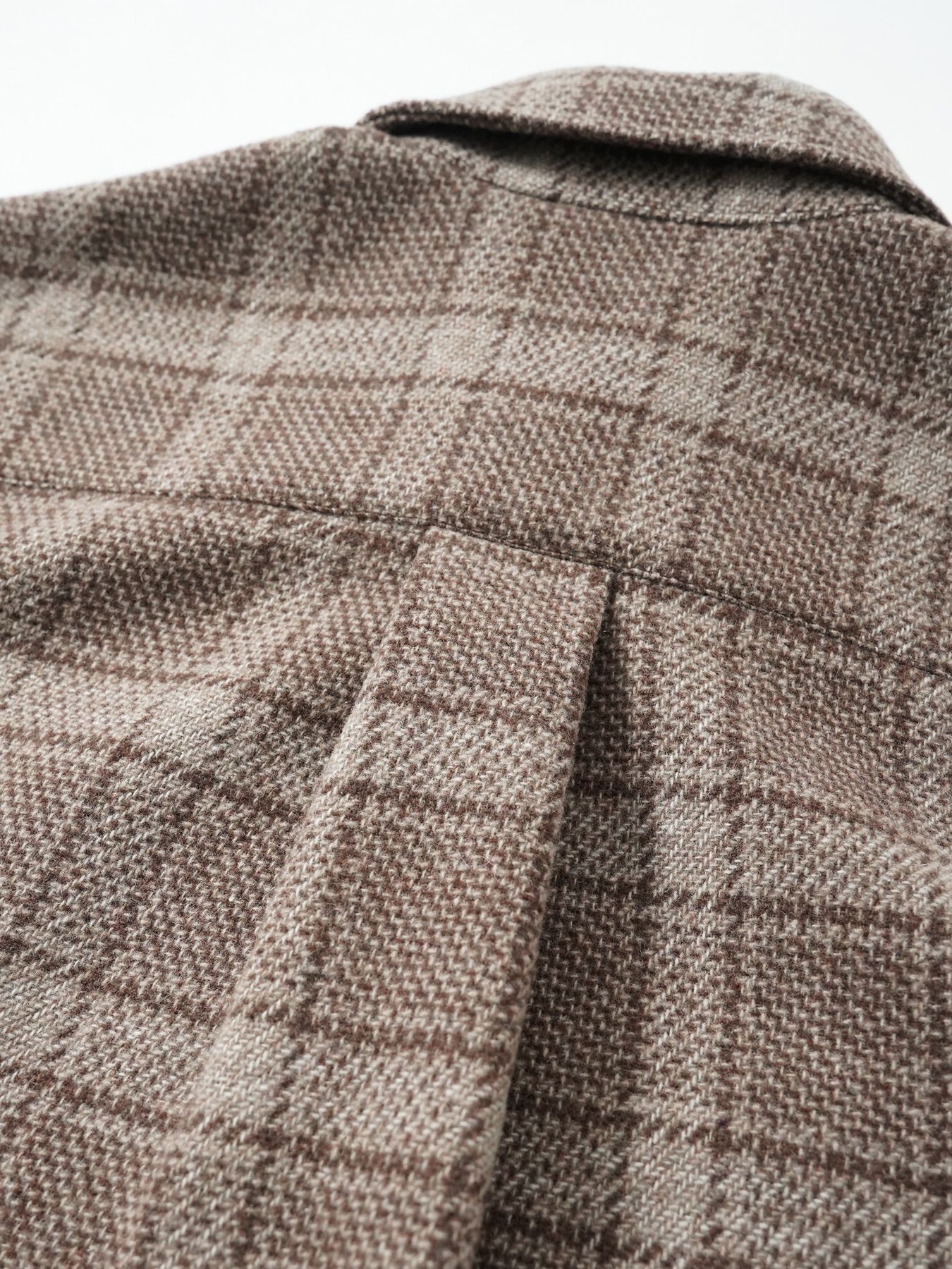 【予約品 5月6日(水) 締切】WOOLCHECK-SPORTJACKET / ヴィンテージシャツジャケット / ブラウン系