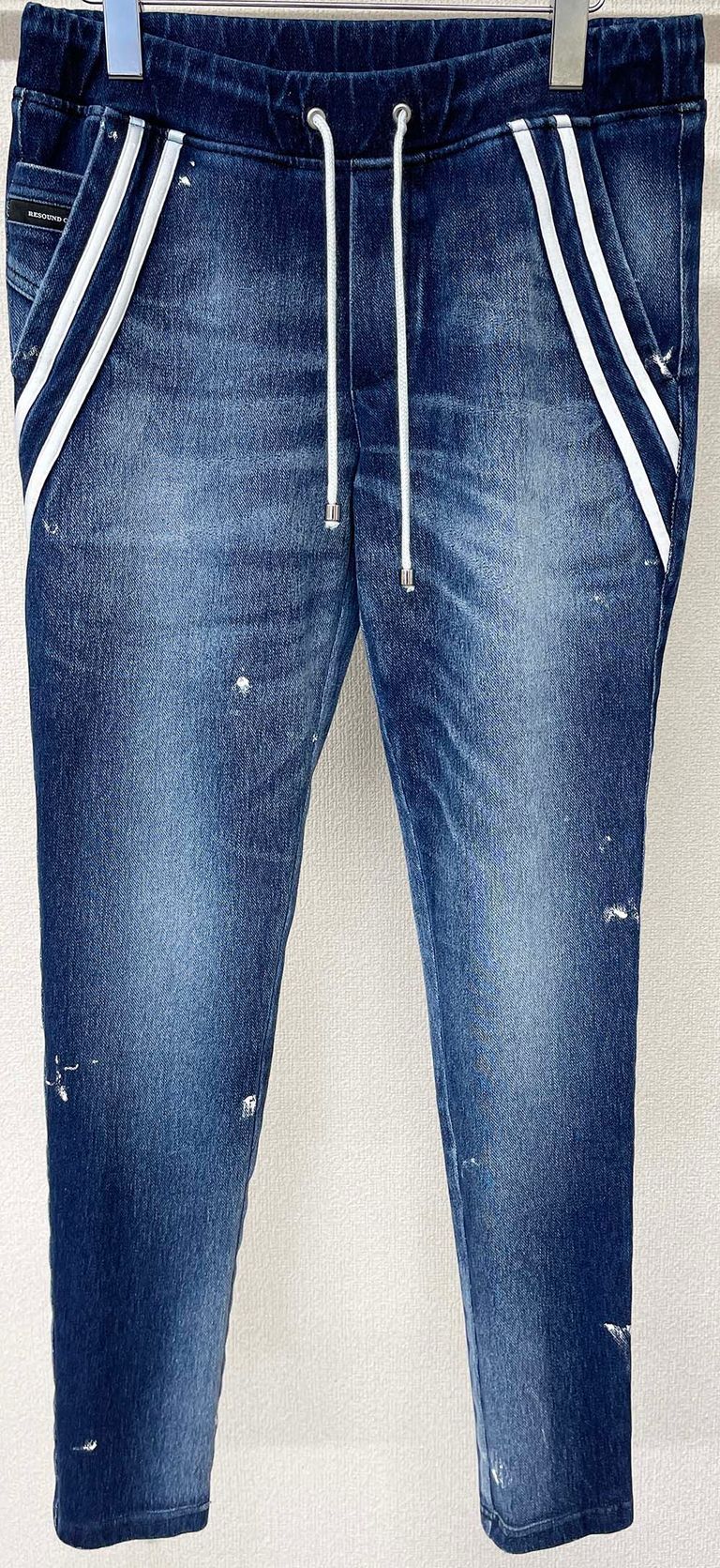 《予約品3月3日18：00締め》 EX denim jersey EDGE PT / デニムジャージパンツ / ダークインディゴ