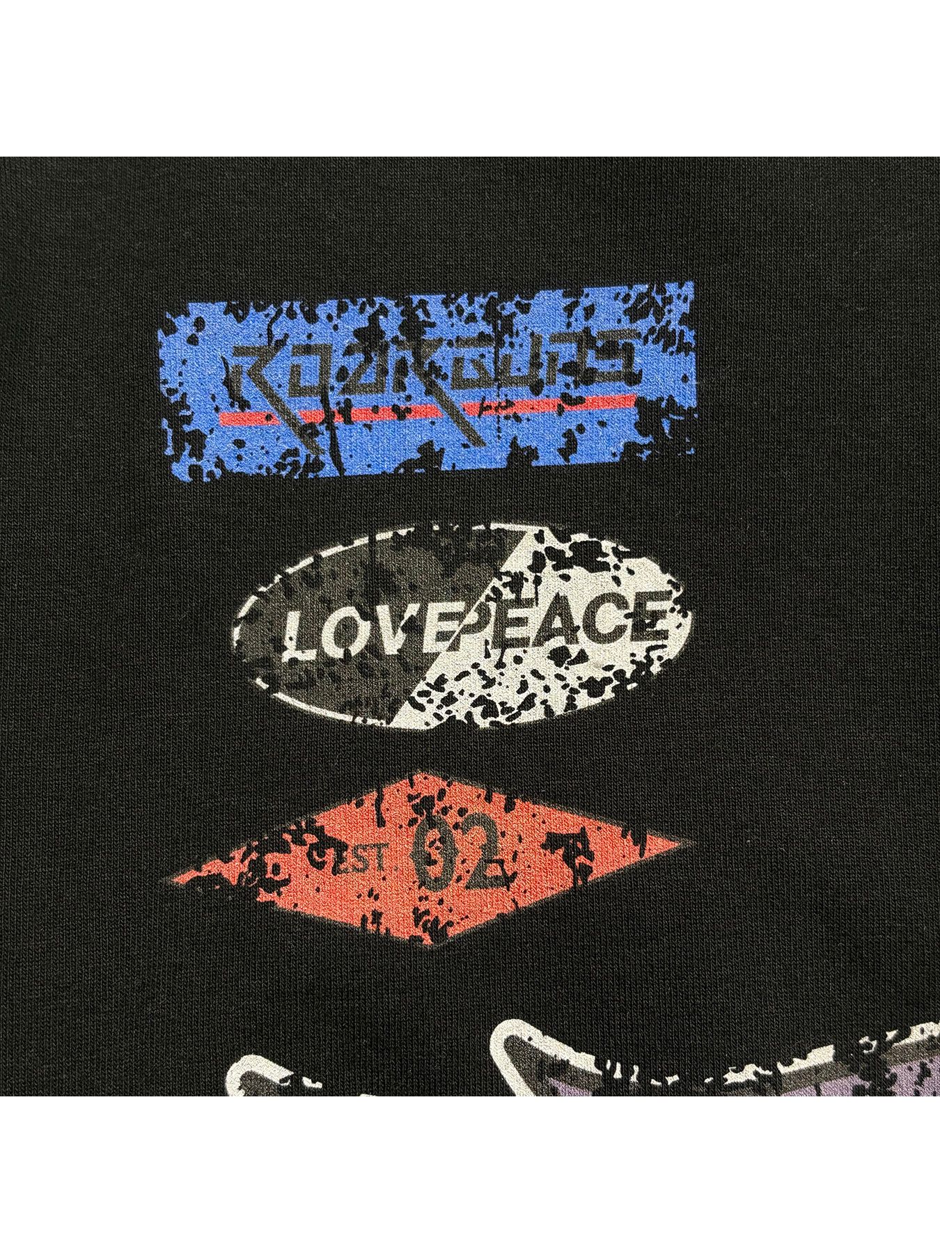 【予約品 3月9日(月) 18:00 締切】INKJET PRINT SWAET / インクジェットプリント スウェット / ブラック