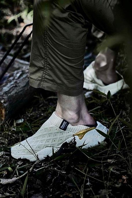 CAMP KNIT FM67012 スニーカー / Ivory 【Flower MOUNTAIN】