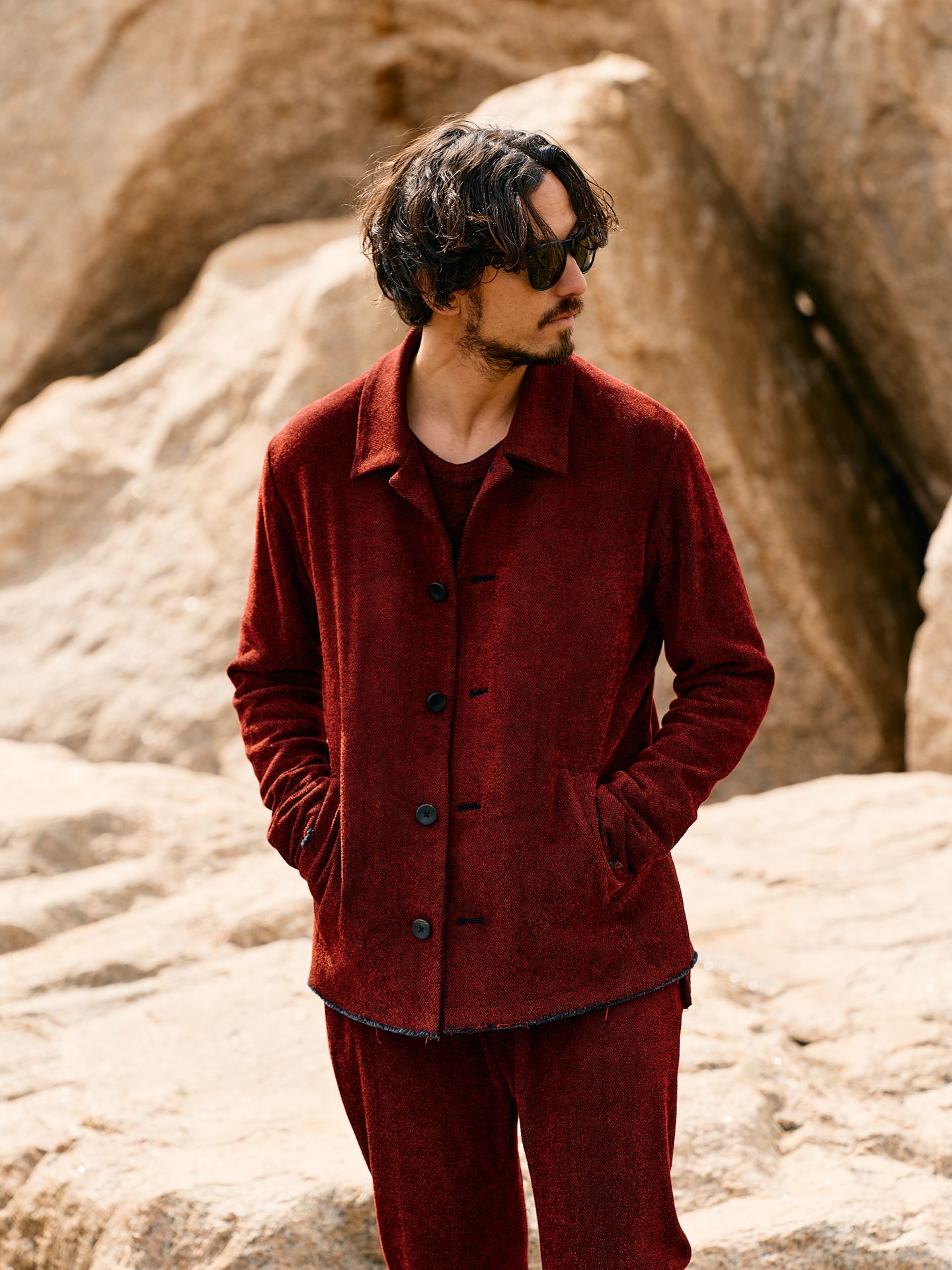 【予約品】 workers jacket / ブルゾン / レッド