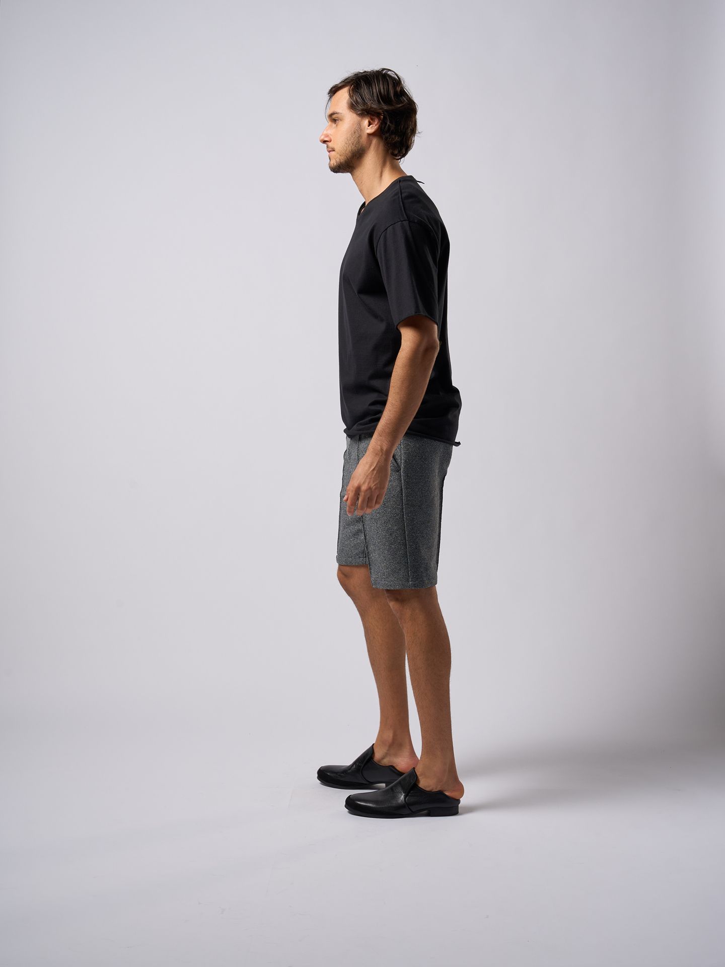 【予約品9月19日 10時締め】 soft leather slip-on / レザースリッポン / ブラック