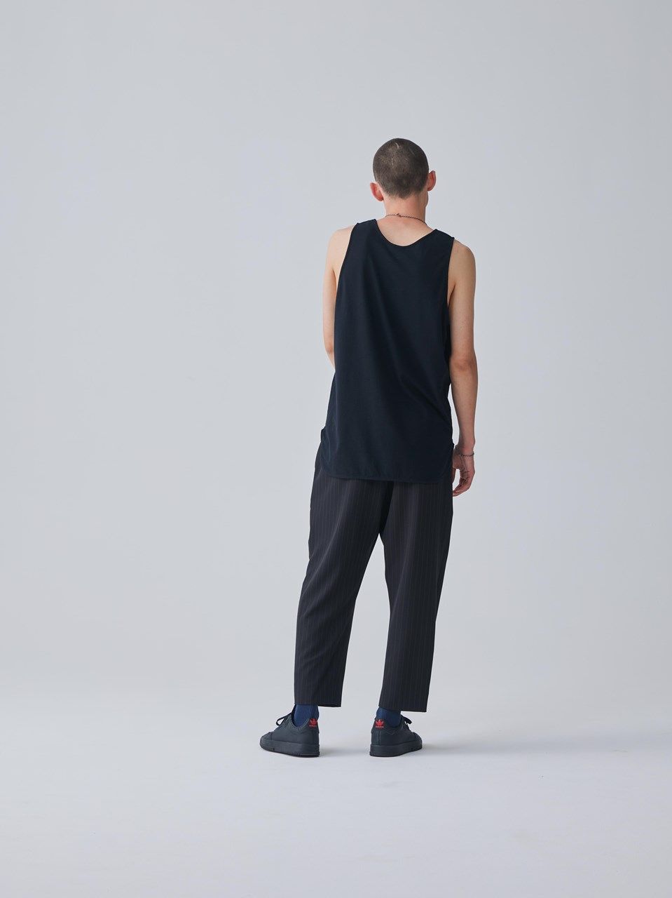 《予約品.先着限り》 LAYERED LONG T/T  / タンクトップ / ブラック  【Iroquois.イロコイ】 2024年3月中旬~入荷予定
