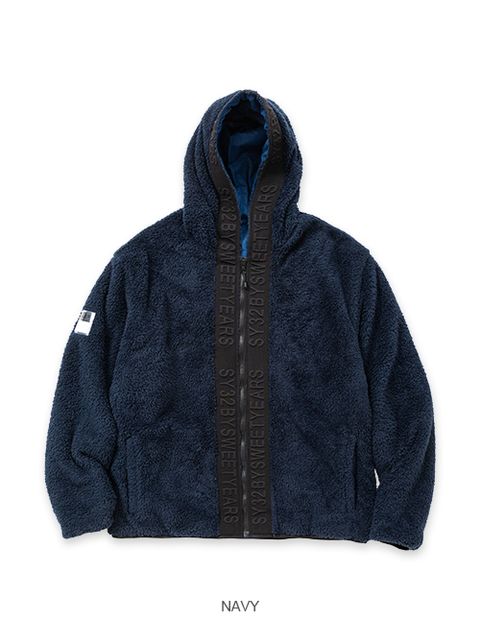 BOA FLEECE JACKETパーカーブルゾンNAVY 【SY32 by SWEET YEARS】