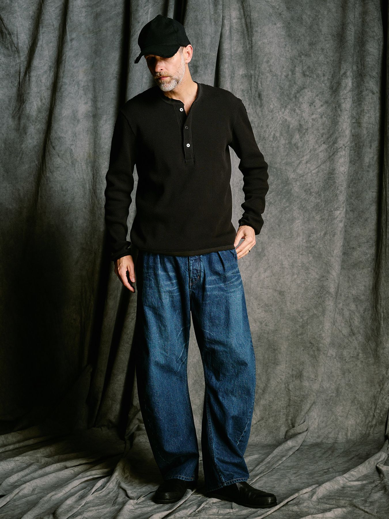 【予約品 4月19日(日) 18時締切】jersey B.B.cap / ジャージ ベースボールキャップ / ディープブラック