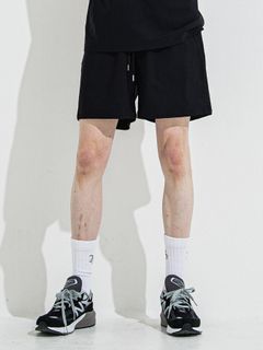 【予約品 】TV NYLON SHORTS / ティーヴィーナイロンショーツ / ブラック