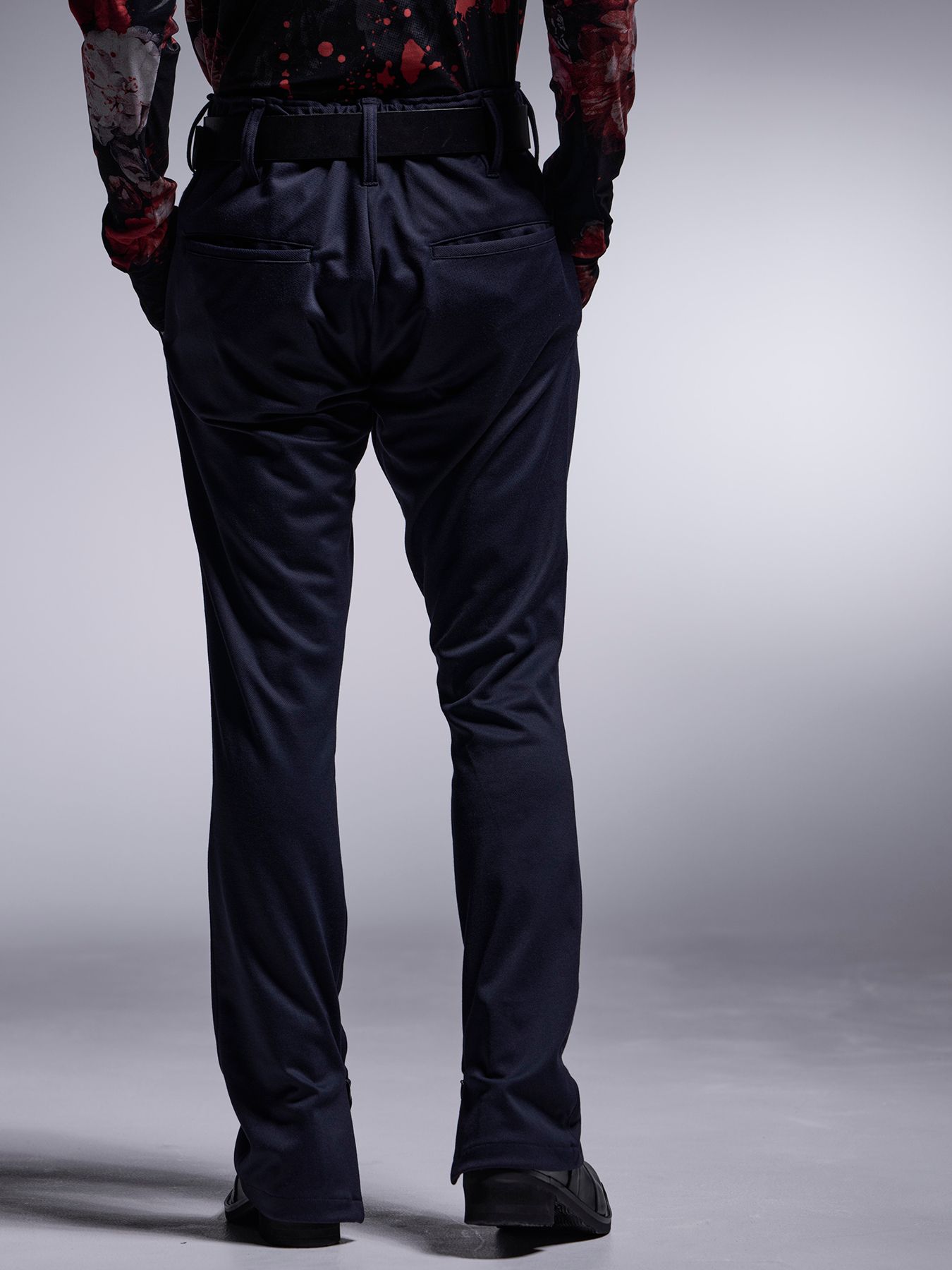 【予約品 7月13日(日) 締切】1Tuck Slim Slacks / 1タック スリムスラックス / ネイビー