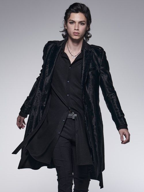 《予約品》 LongPeackedJacket / ロングジャケット / ブラック 【kiryuyrik】 10月以降入荷予定