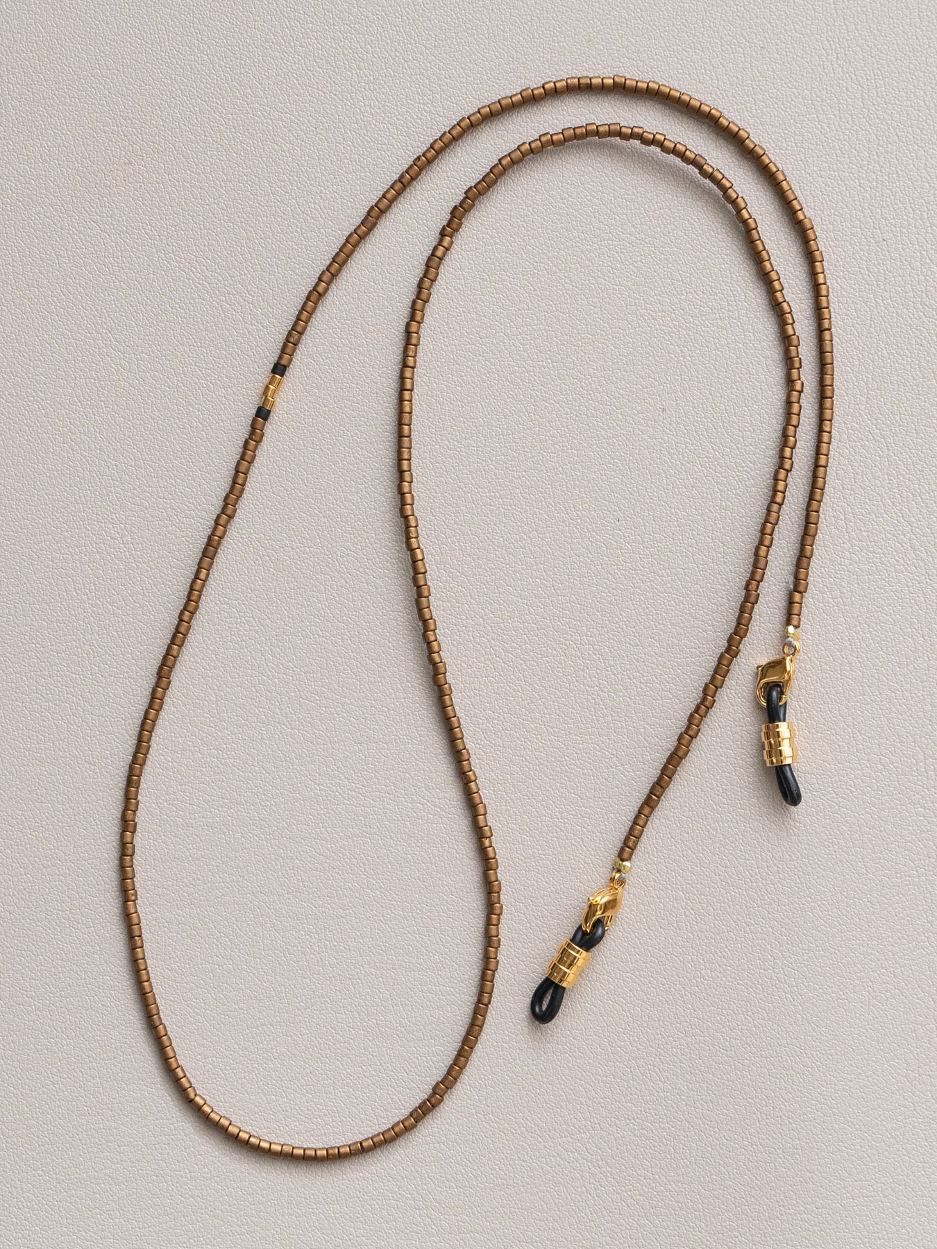 《予約品》 BEADS GLASS CORD&NECKLACE / グラスコード&ネックレス / COP 【Iroquois.SENTI】