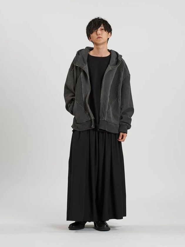 チェンジングニットフーデッドブルゾン 857010-360B / グレー【NO ID.】