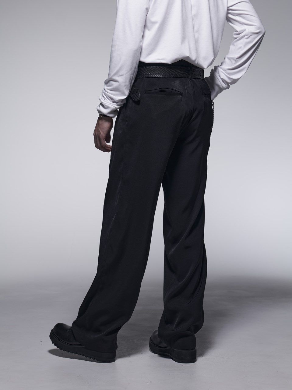 《予約品》 EasyWideSlacks /イージ ワイドスラックス / ブラック 【kiryuyrik】 8月以降入荷予定