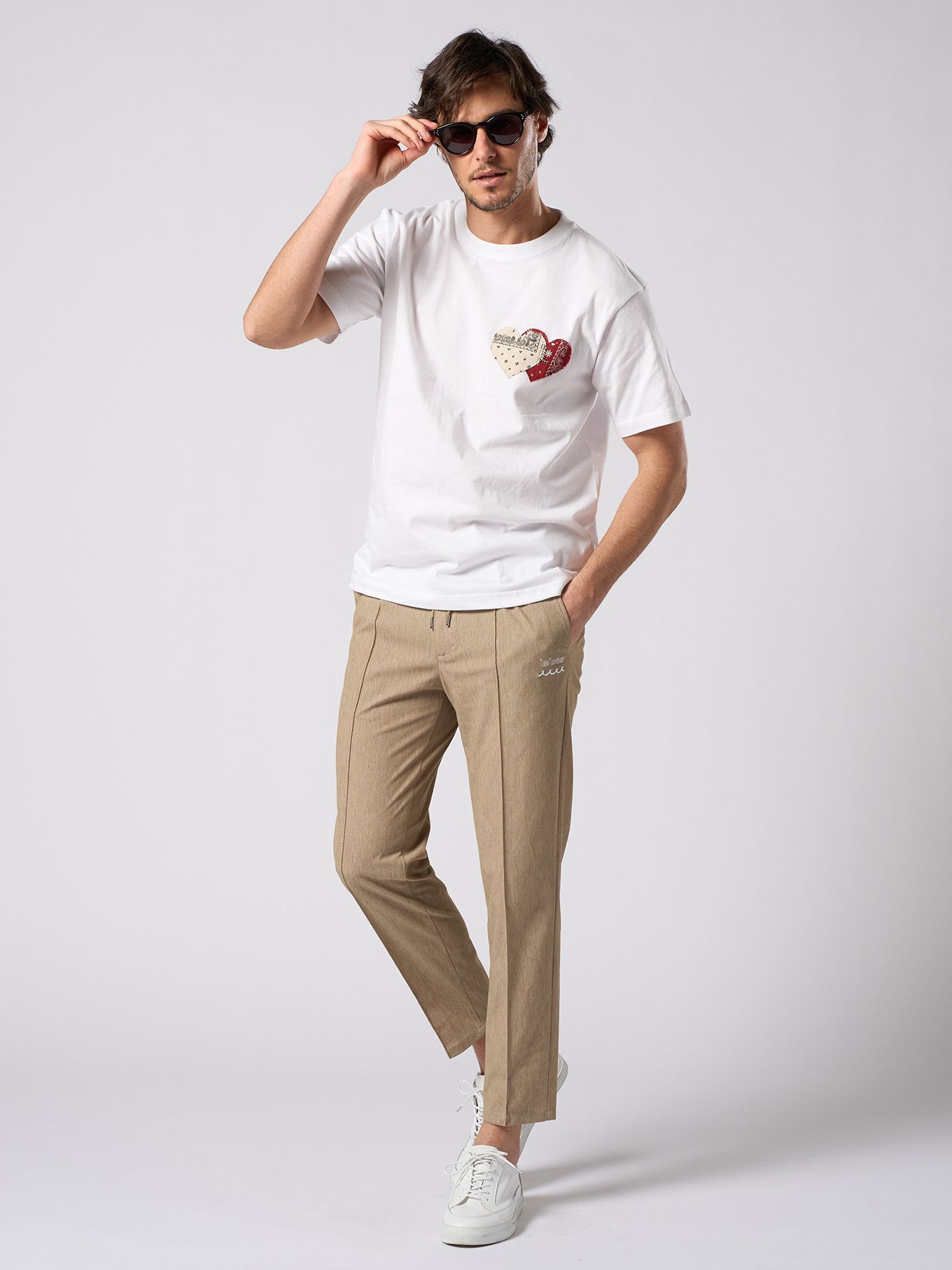 【予約品 1月25日(日) 締切】muta × wjk collection：smart pin-tuck slacks  / スマートピンタック スラックス / キャメル