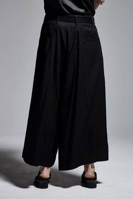 《予約品》 WideTucksSlacks / Black 【kiryuyrik】 12月入荷予定