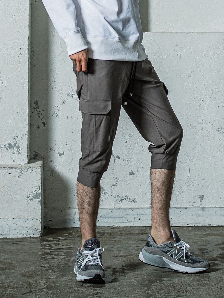 cargo cropped PTクロップドカーゴパンツ / グレー