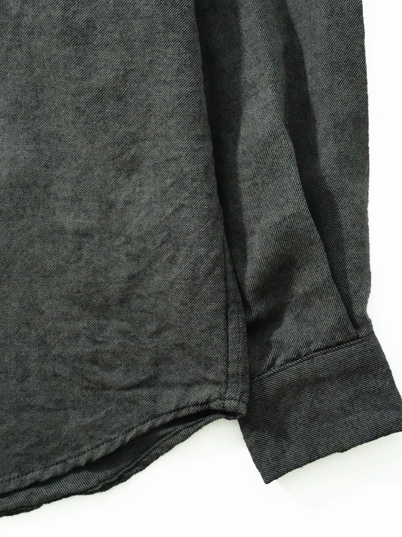 【予約品】 MINIMACRAFT / シャツ / モクグレー×ブラック