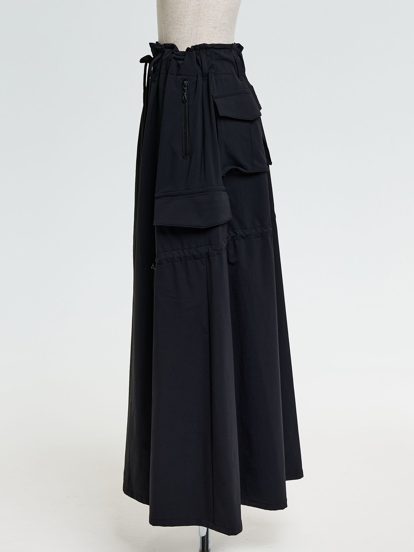 【予約品 10月26日(日) 締切】Cargo Skirt / カーゴスカート / ブラック