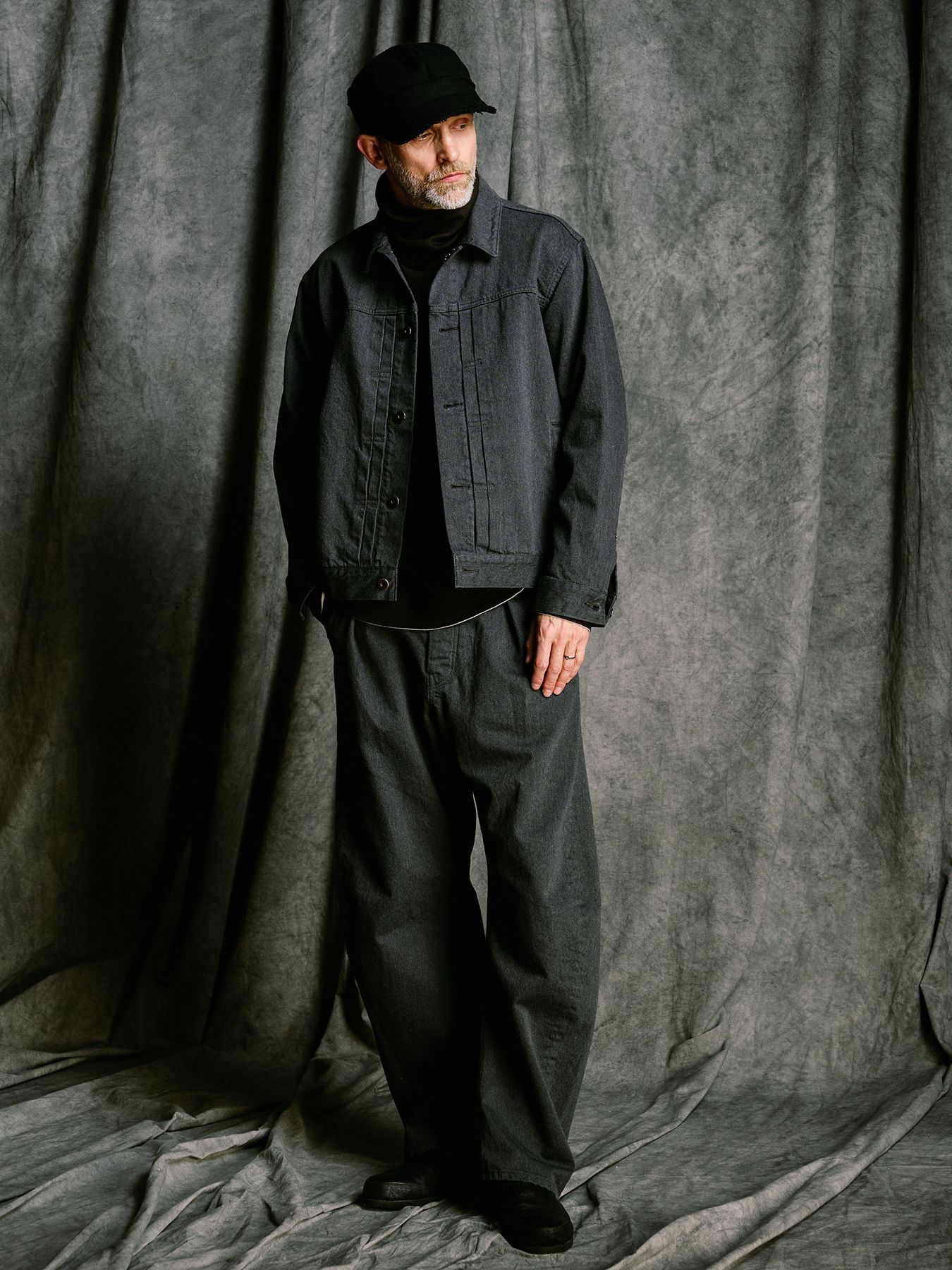 【予約品 4月19日(日) 18時締切】back boa cut-off highneck / バックボア カットオフ ハイネック/ ブラック