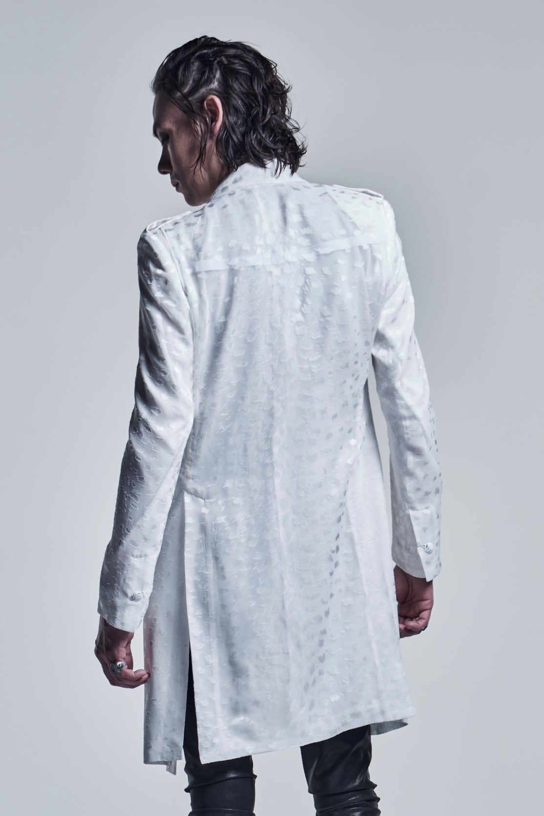 《予約品》 EpouletLongJacket OpalLeopard / White 【kiryuyrik】 7月入荷予定