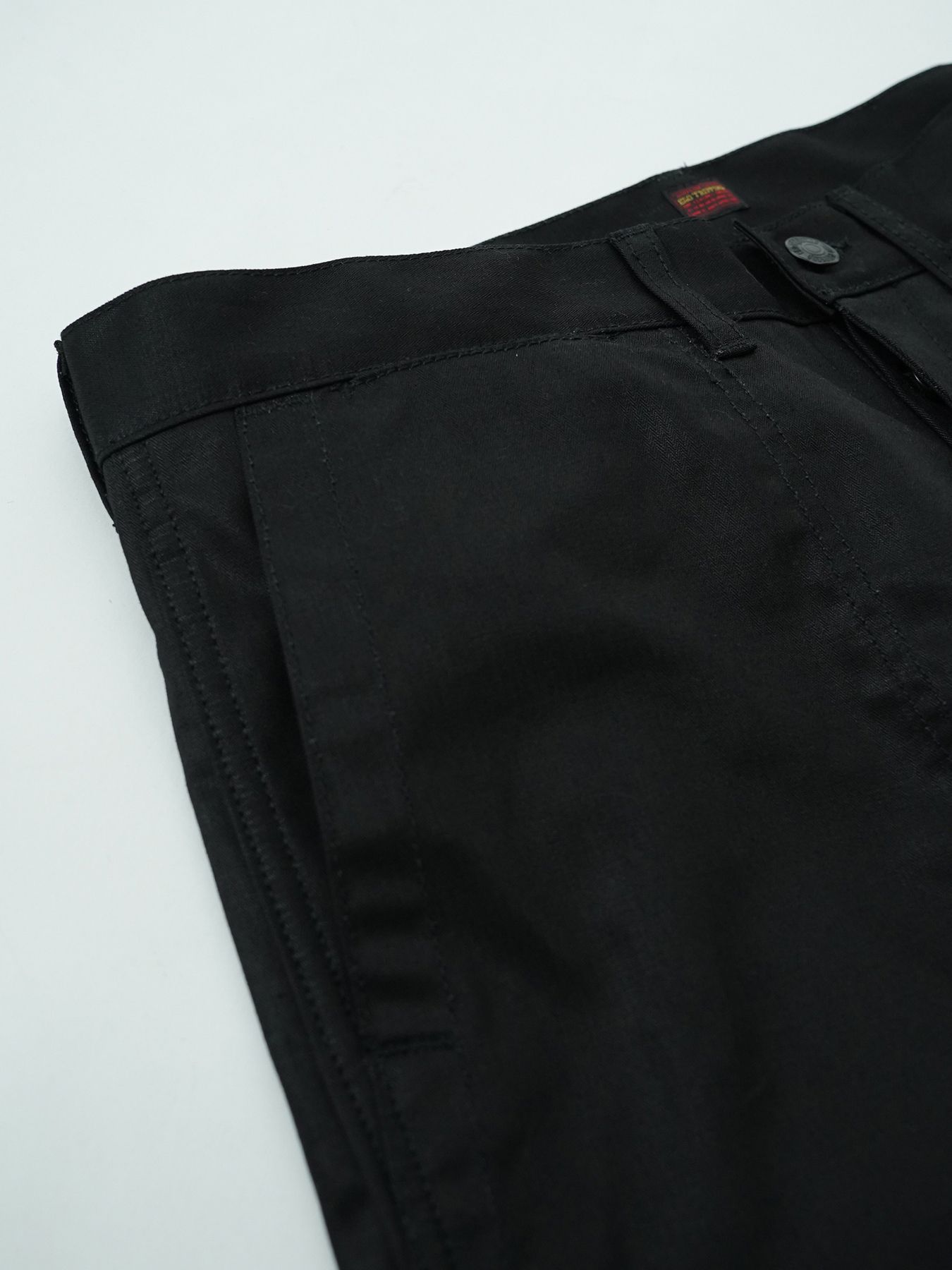 【予約品 5月6日(水) 締切】USN-MIRITARYHERRINGBONE / ミリタリーパンツ / ブラック