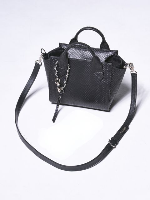 ToteBag / パイソン トートバッグ / ブラックkiryuyrik