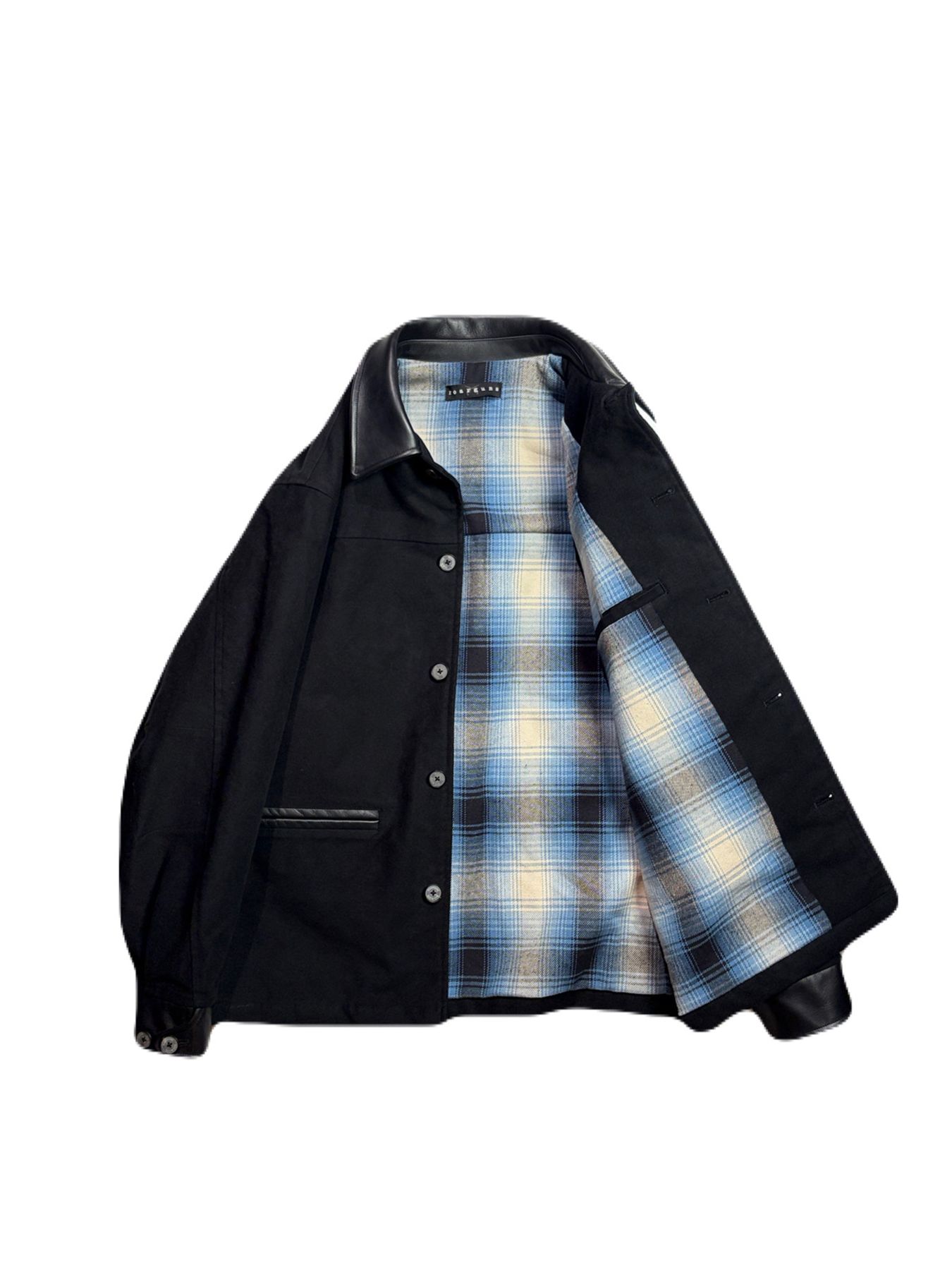 【予約品 3月9日(月) 18:00 締切】MOLESKIN JKT CRY / クリスタルクロスガン モールスキン ジャケット / ブラック