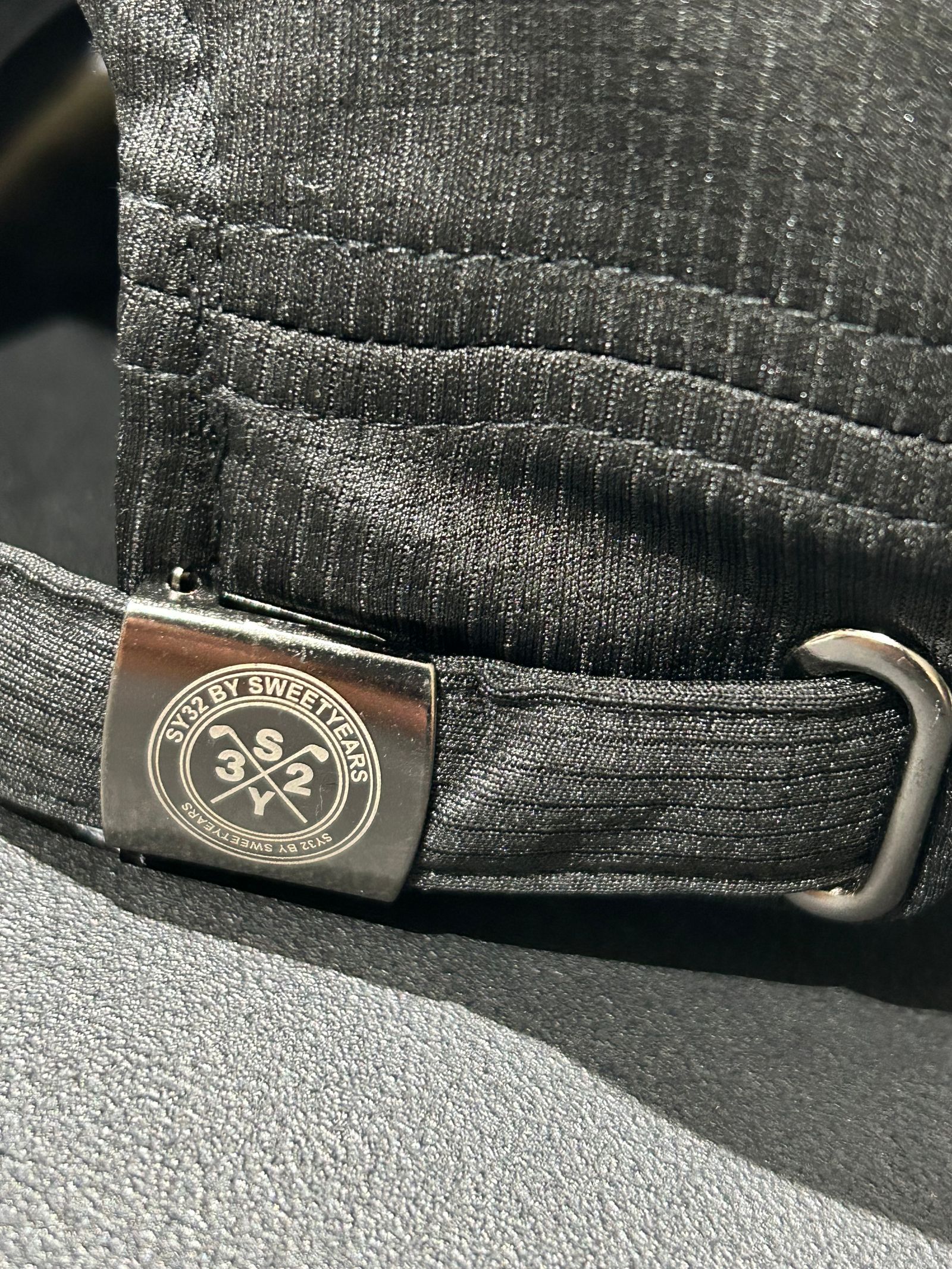 BASIC LOGO CAP / ブラック 【SY32 by SWEET YEARS GOLF】