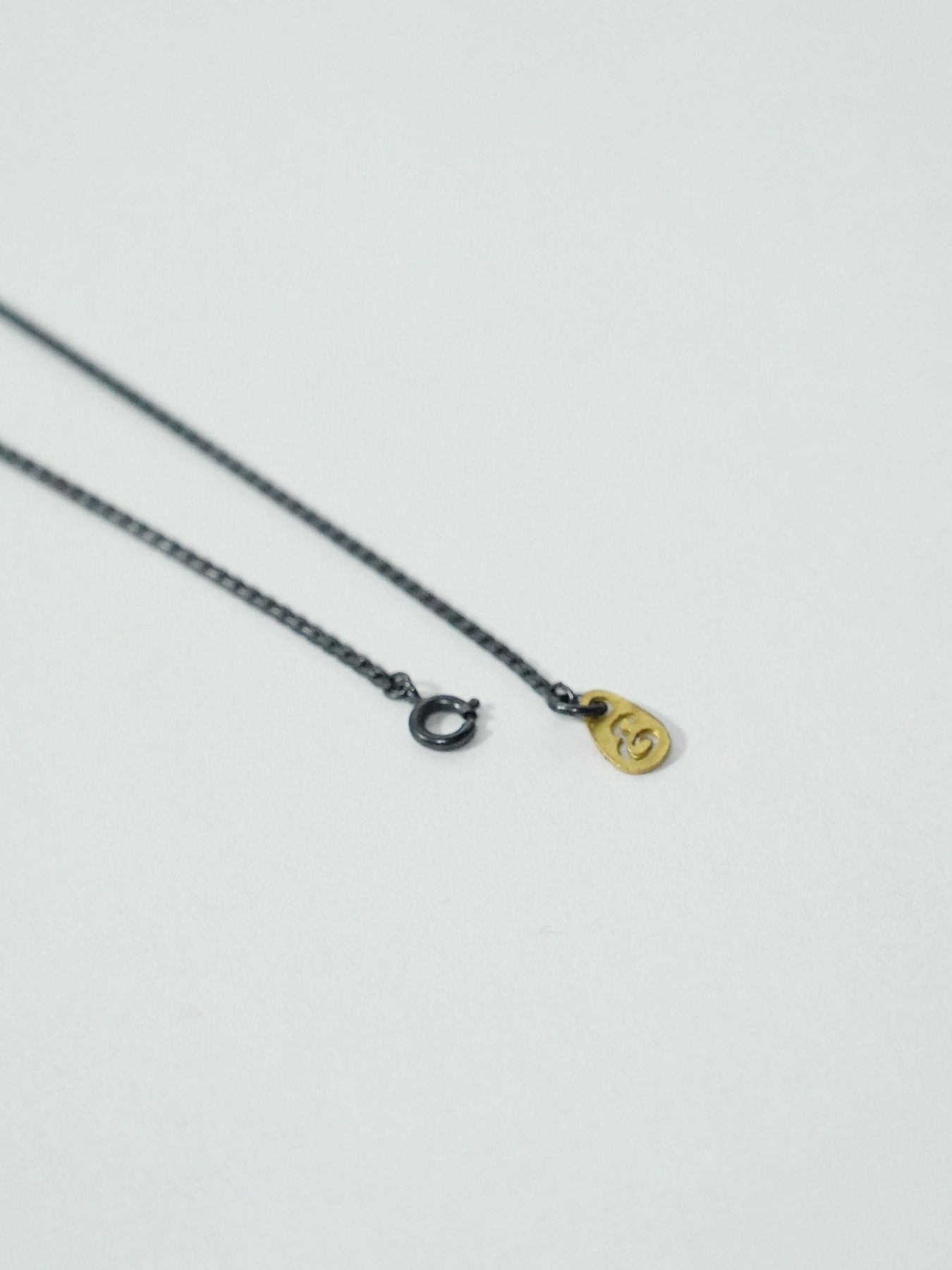 【予約品 5月27日(水) 締切】DRAGONSCALES NECKLACE narrow / チェーンネックレス / ブラック