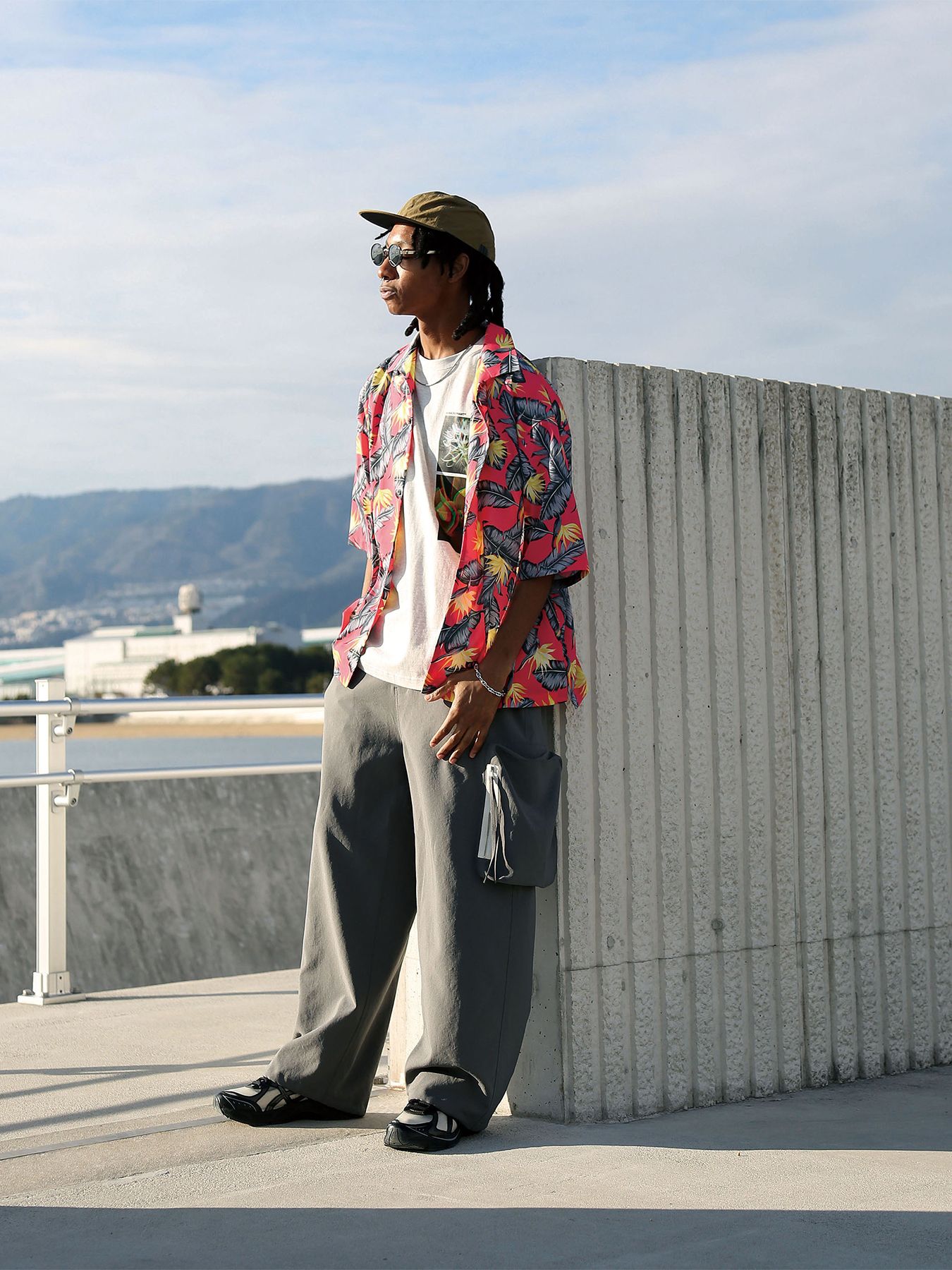 OVERTONE SHIRTS / オーバートーンシャツ / ピンクグレー【QUOLT】