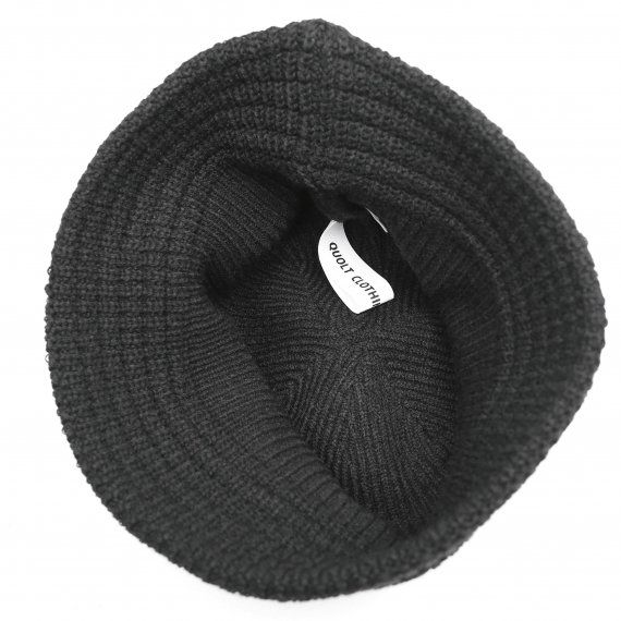 ニットCAP HAT BLACK / QUOLT クオルト
