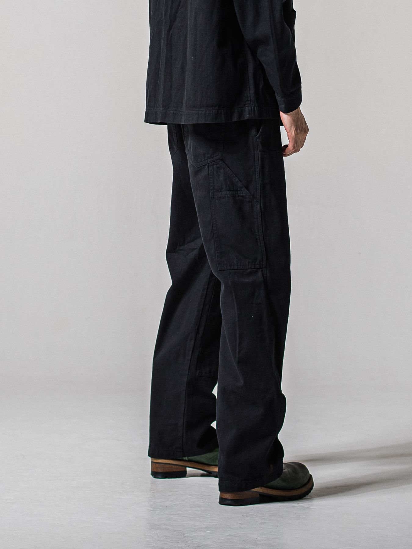 【予約品 11月16日(日) 締切】DOUBLE KNEE PT / ダブルニーワークパンツ / ブラック