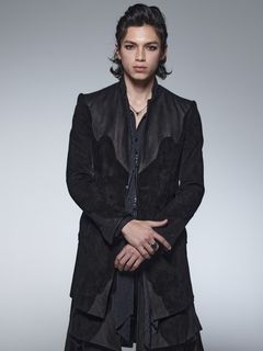 《予約品》 TailHemLeatherJacket / レザージャケット / ブラック 【kiryuyrik】 10月以降入荷予定