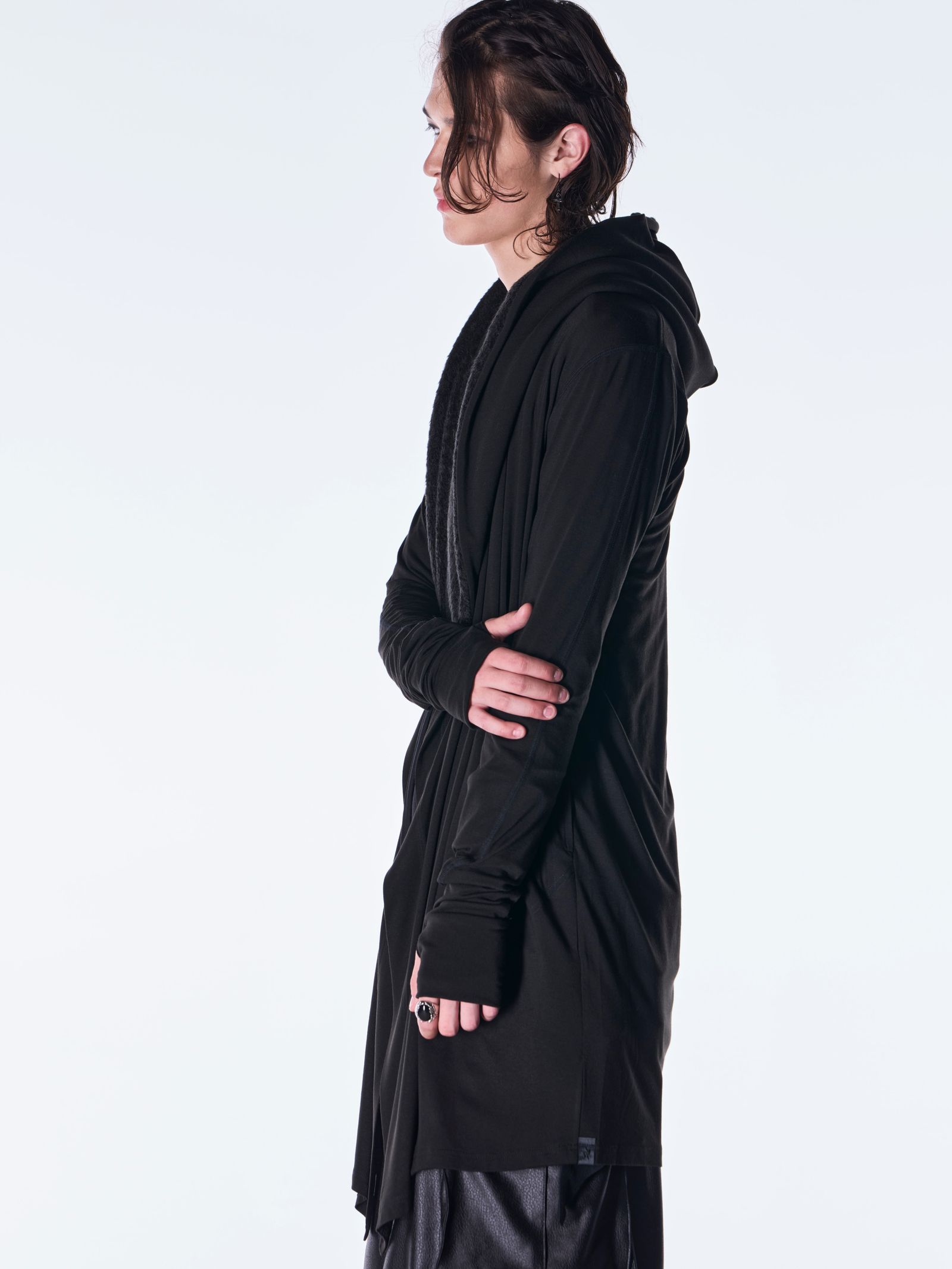 【予約品 6月29日(月) 締切】Heat Tech BEATENJIKU Wrap Cardigan / ラップカーディガン / ブラック