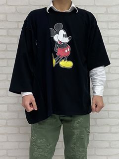 ミッキーマウスSWITCHING PRINT T-SHIRT（BLACK）「71MICHAELミッシェル」