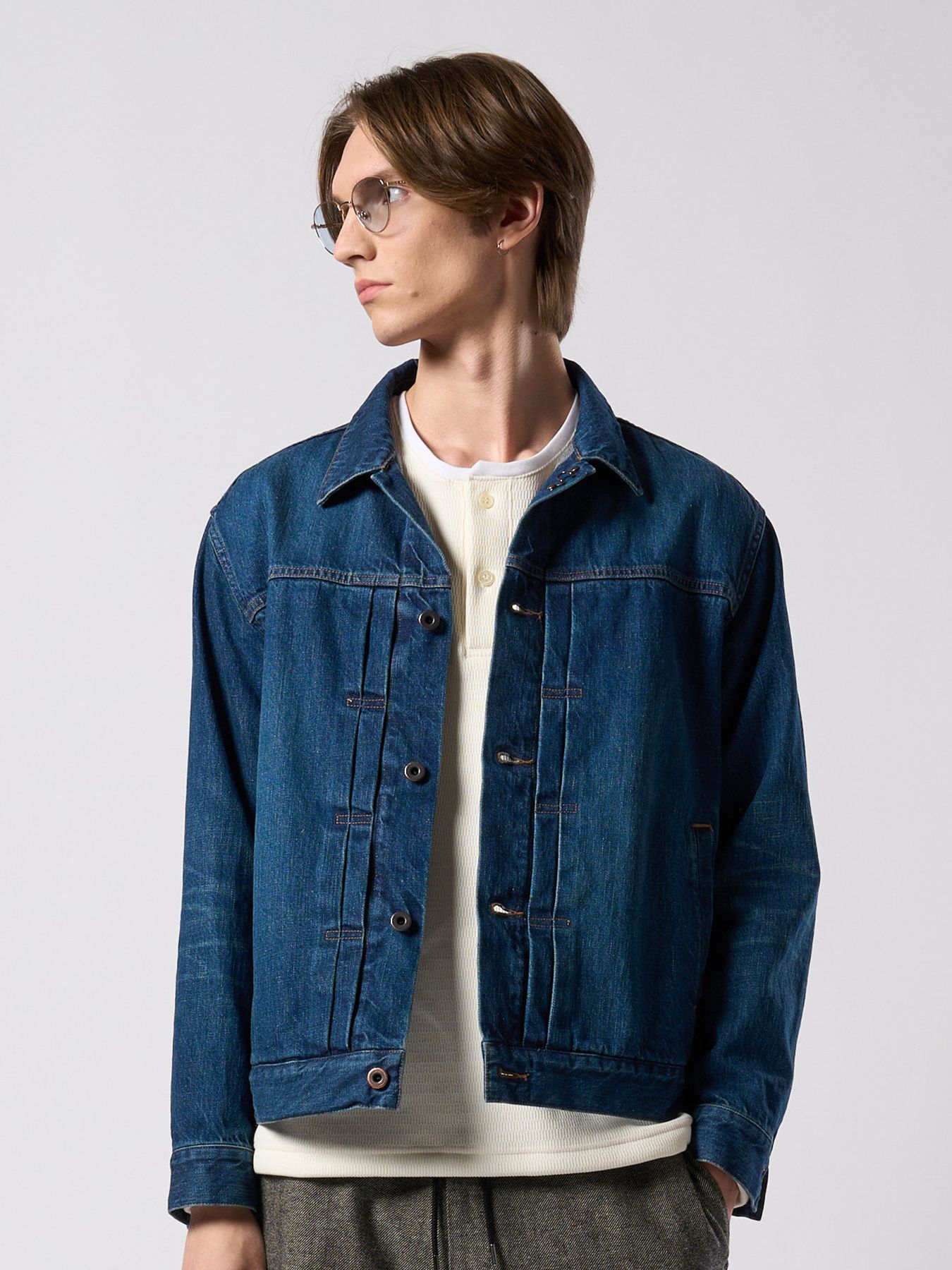 【予約品 4月19日(日) 18時締切】denim jacket type1 (used) / ユーズド加工 TYPE1 デニムジャケット / インディゴユーズド