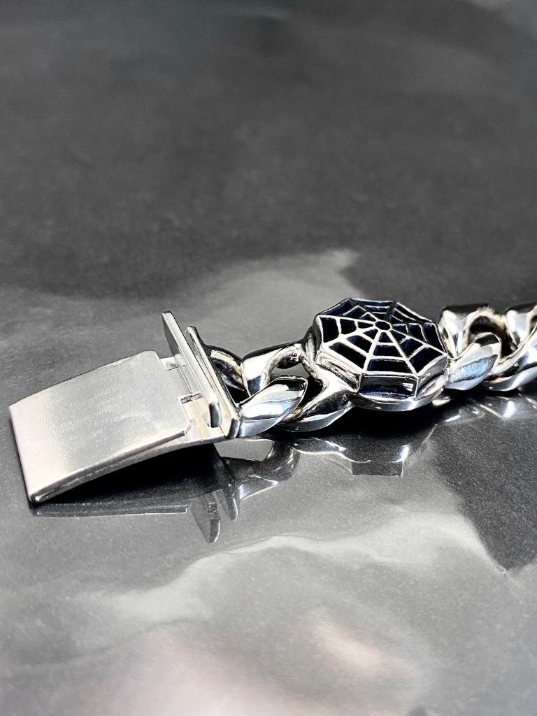《受注生産》 CHAIN BRACELET [SPIDER WEB] / スパイダーウェブチェーンブレスレット 【注文から2-3週間後入荷予定】
