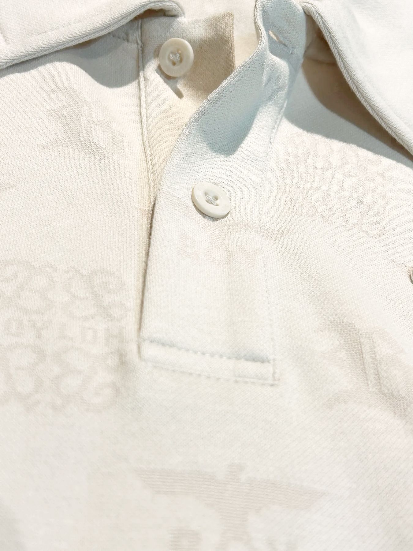 JACQUARD POLO SHIRT / ジャガードポロシャツ / カーキ