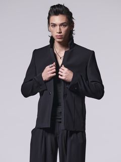 《予約品》 StandCollarShortJacket / スタンドカラーショートジャケット / ブラック