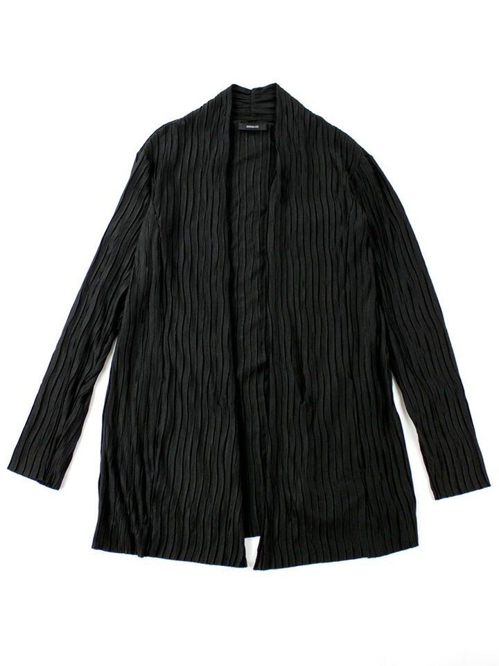 PLEATED CARDIGAN / プリーツカーデ / ブラック