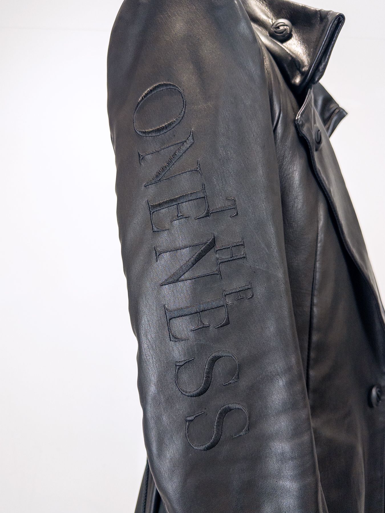 【予約品 4月26日(日) 締切】《Costume Line》Eco Horse Hide Lace Up Flare Jacket / エコホースレザー レースアップ フレアジャケット / ブラック