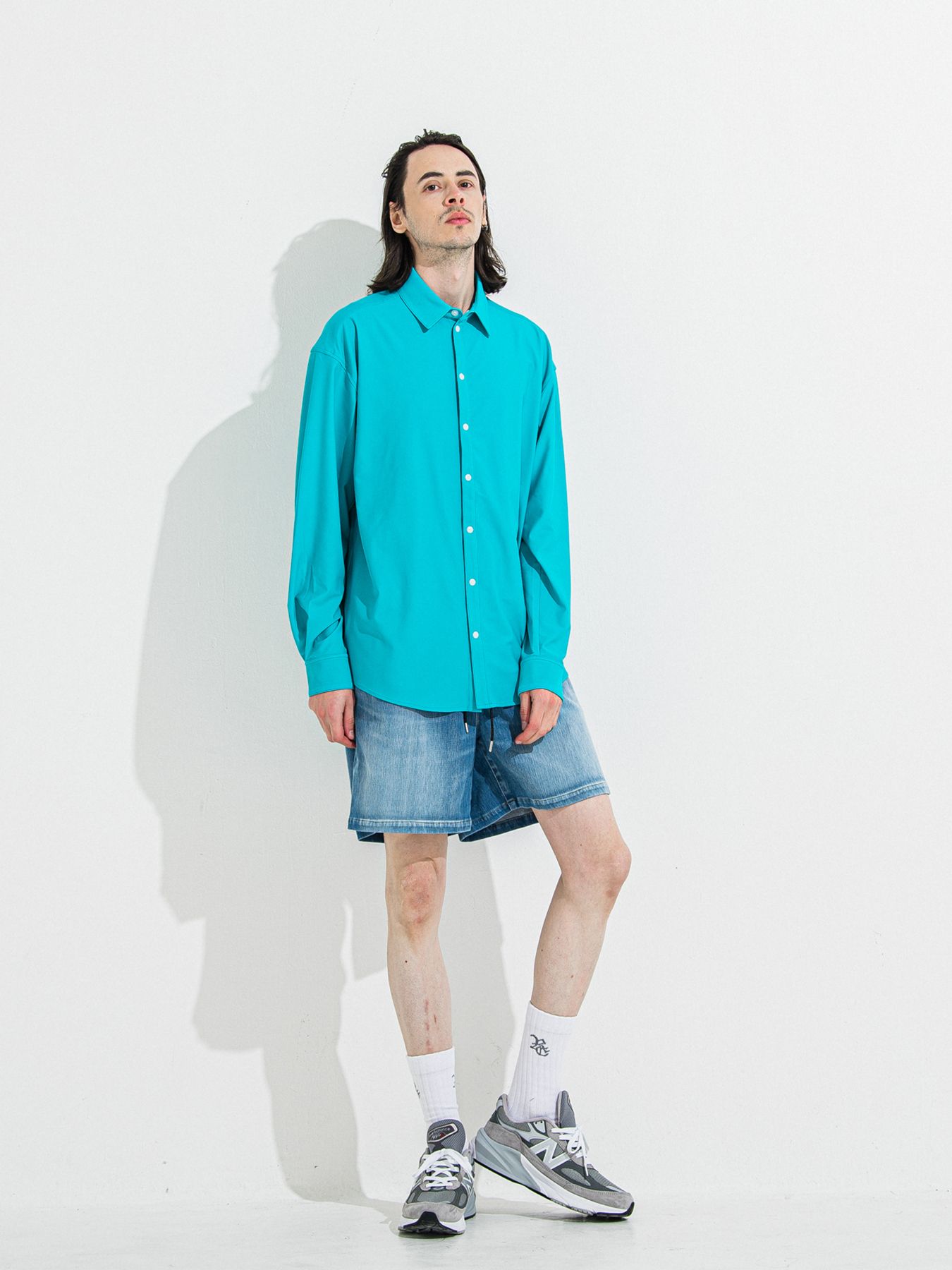 【予約品】RASH JACK SHIRTS / ラッシュガード ジャックシャツ / ターコイズ