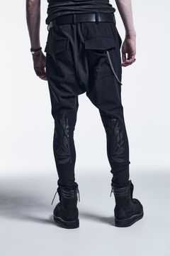 SaruelPants HighTension / Black+BlackPrint 【kiryuyrik】