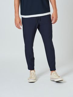 (予約品2023年10月19日18時締め) muta  Stretch Seersucker Pants / イージーパンツ / ネイビー 【Acanthus×muta】